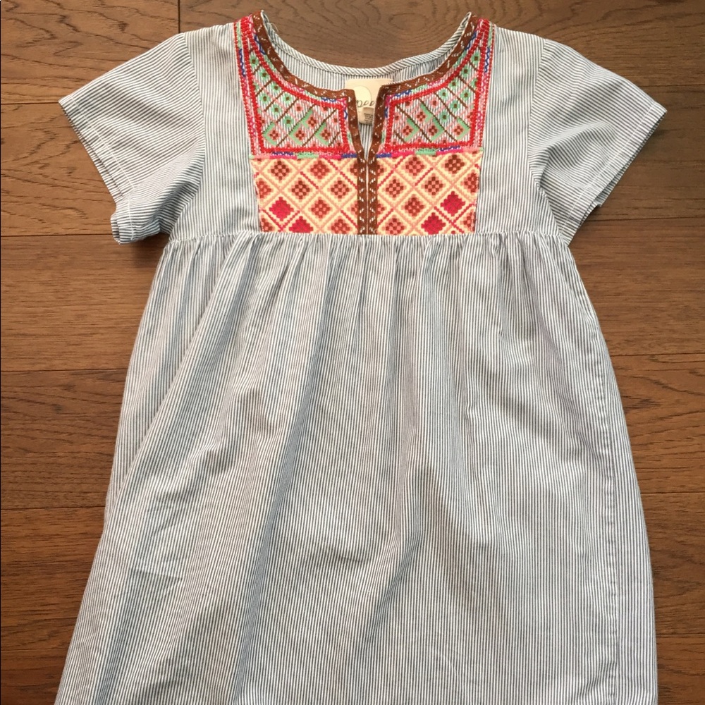 Girls Peek striped dress